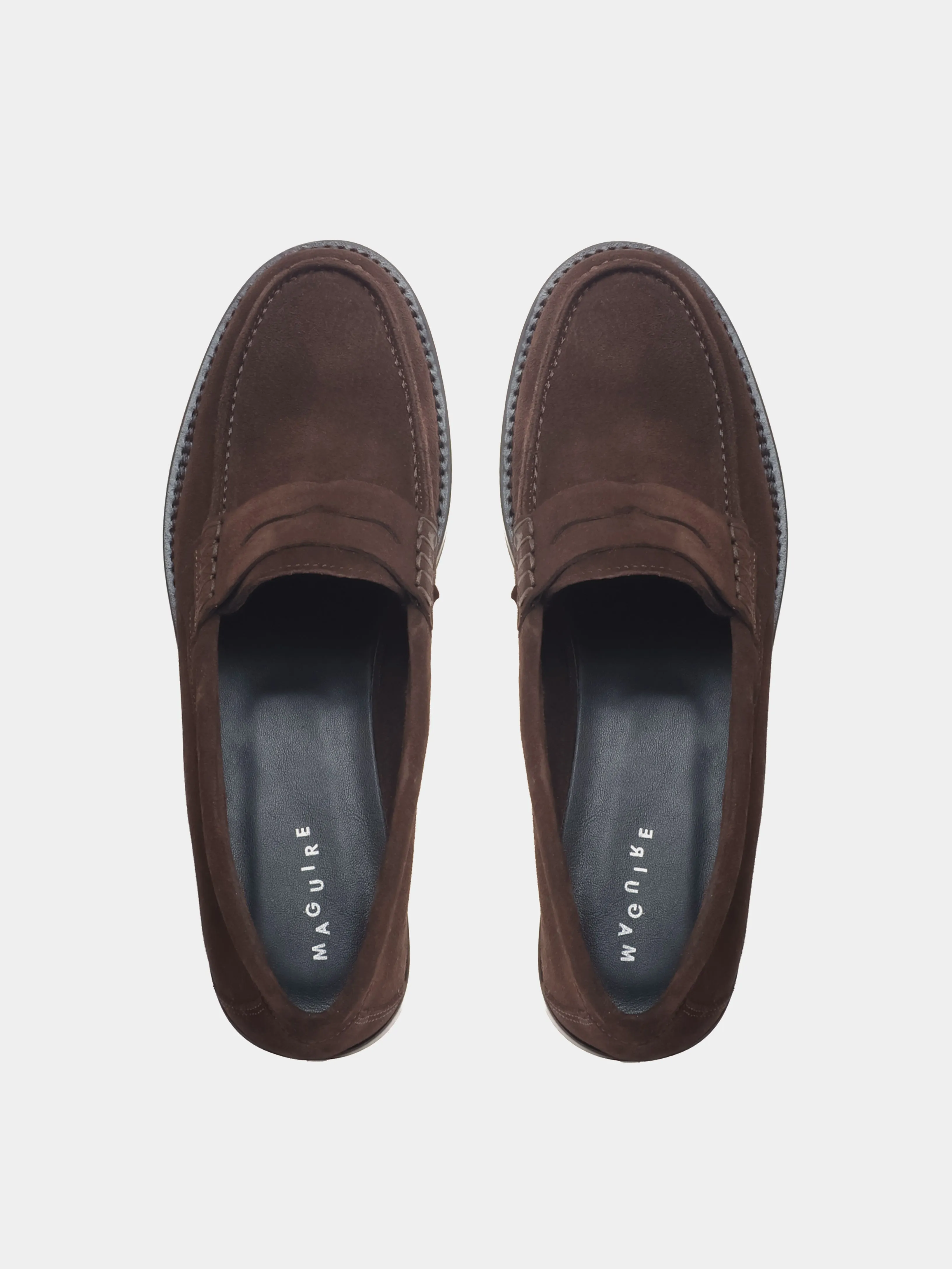 Napoli Brown Suede Loafer sold by Maguire Shoes product image thumbnail 4