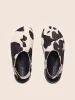 Clemenze Cow Clog sold by Maguire Shoes