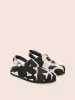 Clemenze Cow Clog sold by Maguire Shoes