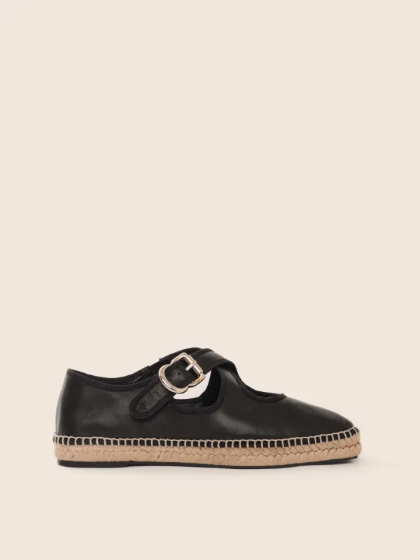 Leiro Black Espadrille sold by Maguire Shoes