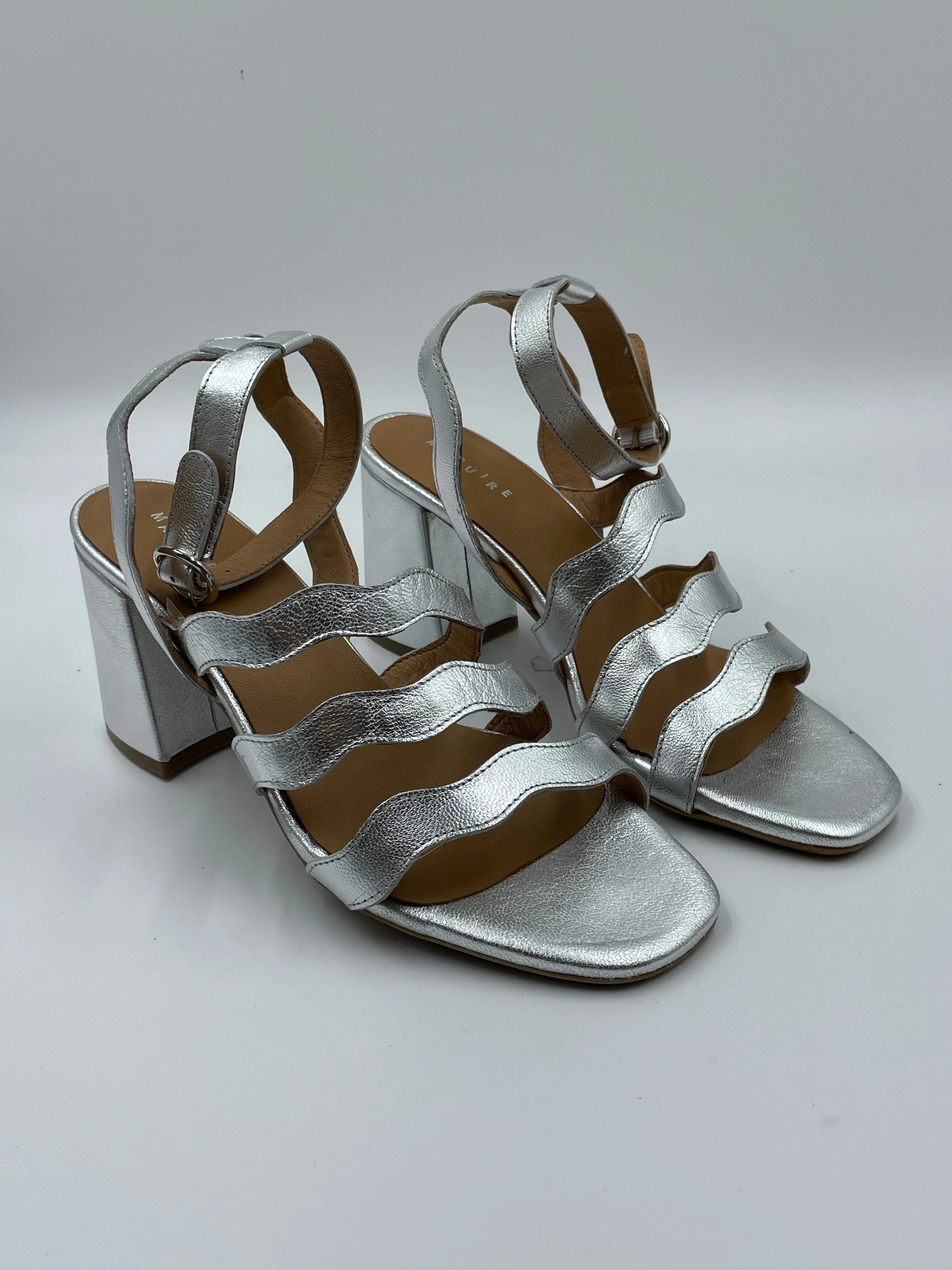 Imperfect Rimini Silver Heel sold by Maguire Shoes product image thumbnail 2