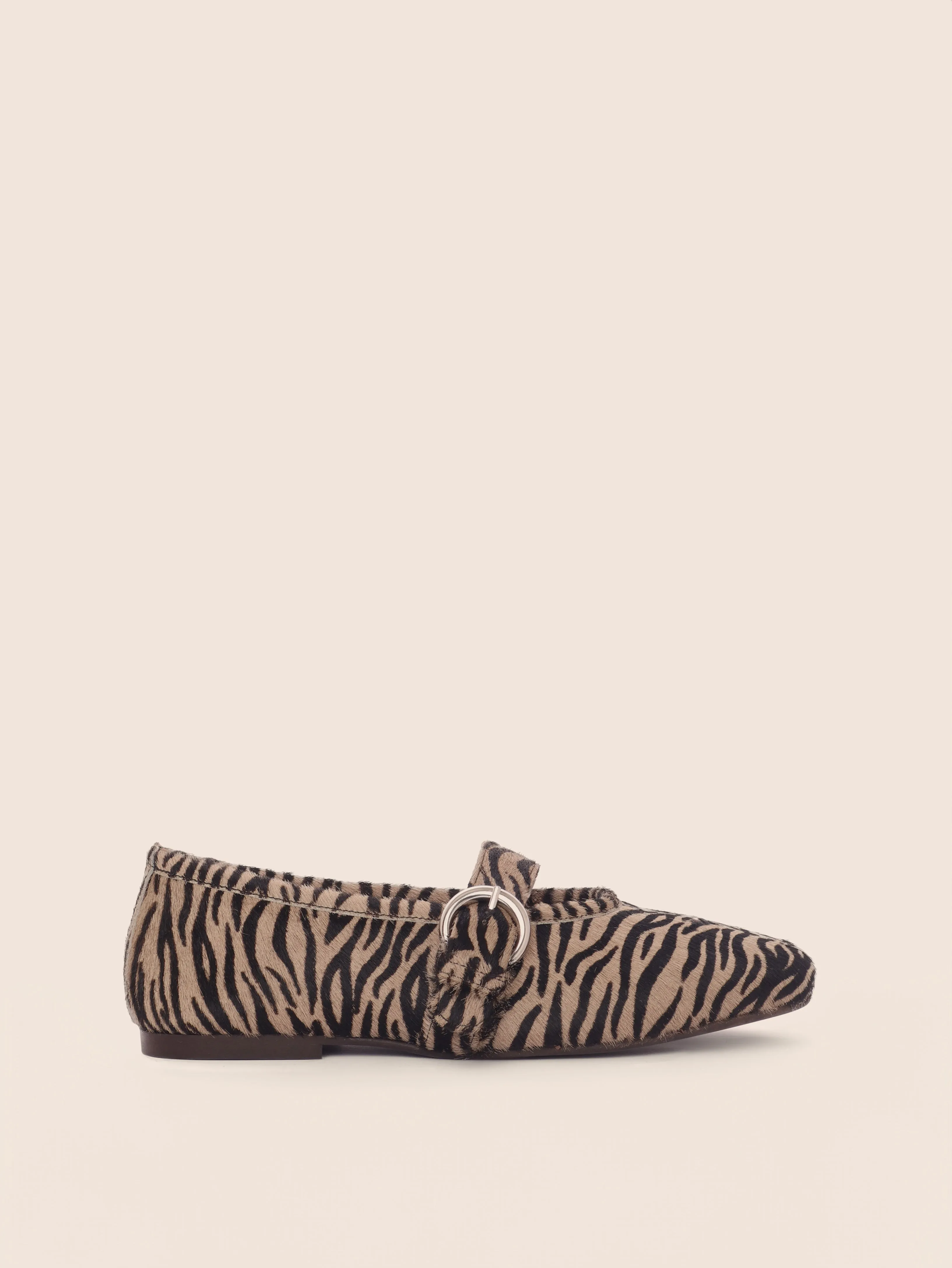 Aveiro Zebra Ballerina sold by Maguire Shoes
