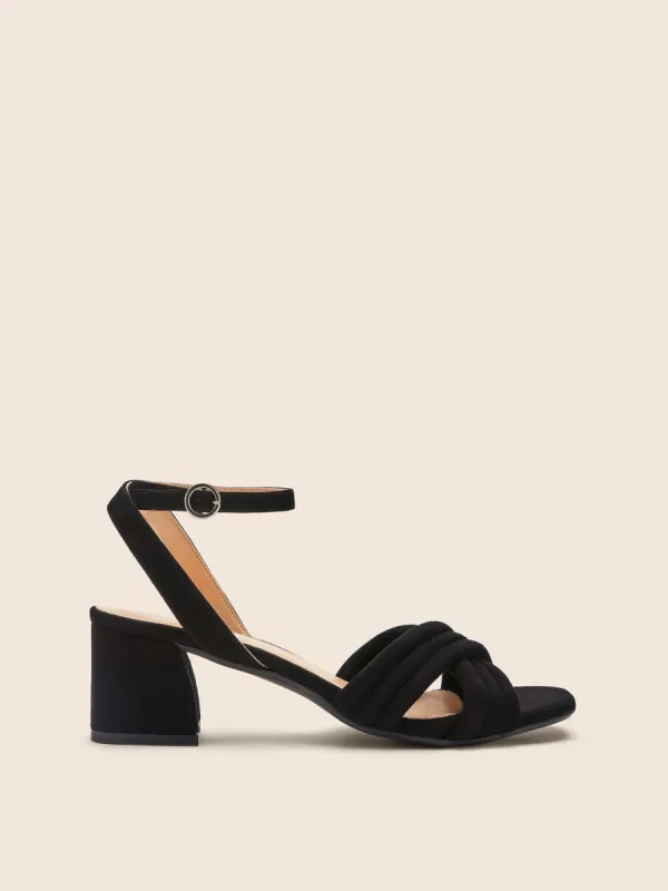 Imperfect Adria Black Heel sold by Maguire Shoes