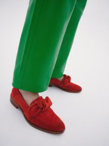 Valencia Rust Loafer sold by Maguire Shoes