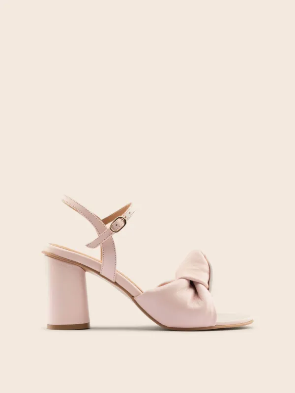 Noto Blush Heel sold by Maguire Shoes