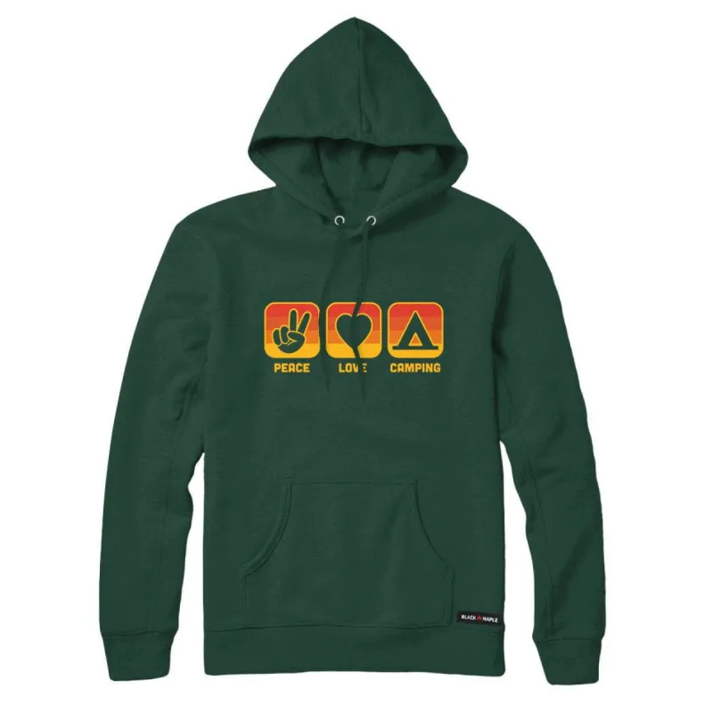 Peace Love Camping Sweatshirt or Hoodie sold by Black Maple Trading
