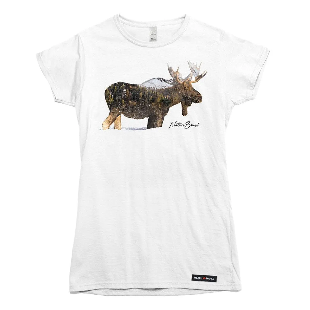 Nature Bound Moose T-shirt sold by Black Maple Trading product image thumbnail 2
