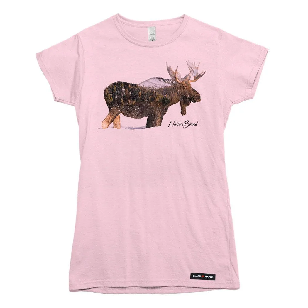 Nature Bound Moose T-shirt sold by Black Maple Trading product image thumbnail 4