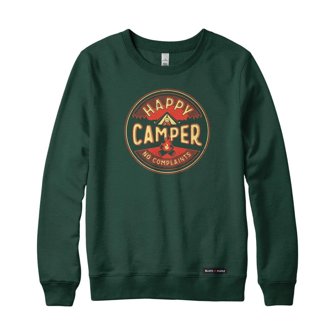 Happy Camper No Complaints Sweatshirt or Hoodie sold by Black Maple Trading product image thumbnail 2