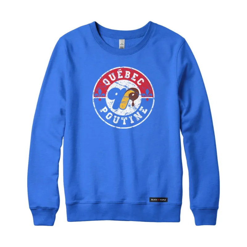 Quebec Poutine Logo Sweatshirt or Hoodie sold by Black Maple Trading