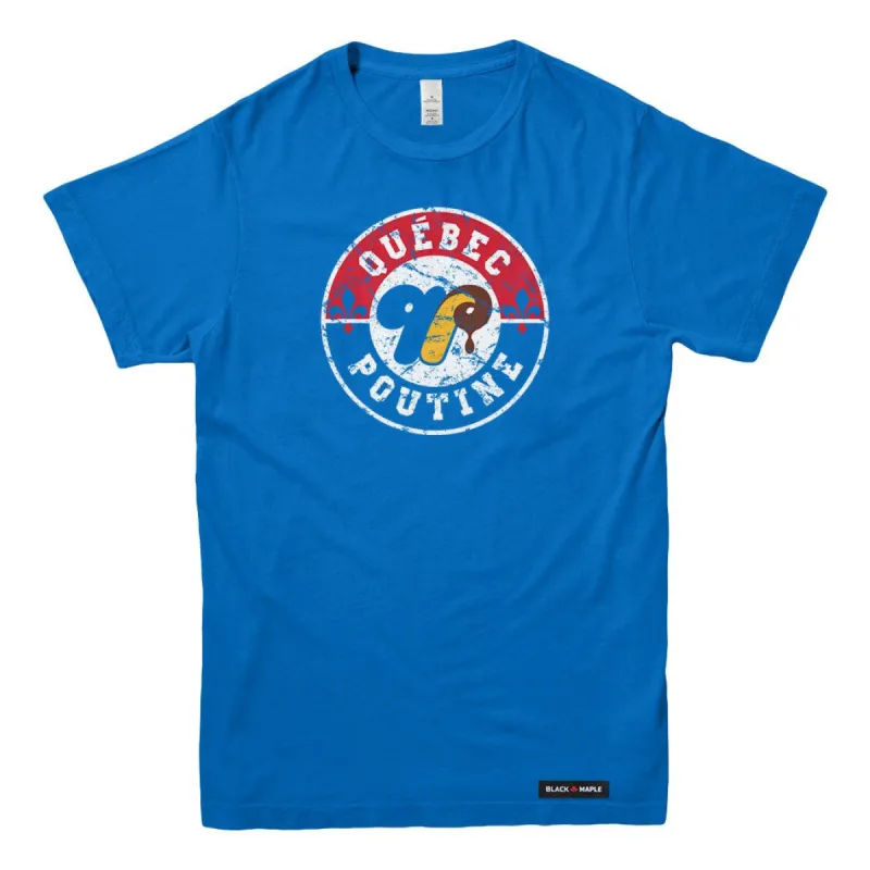 Quebec Poutine Logo T-shirt sold by Black Maple Trading