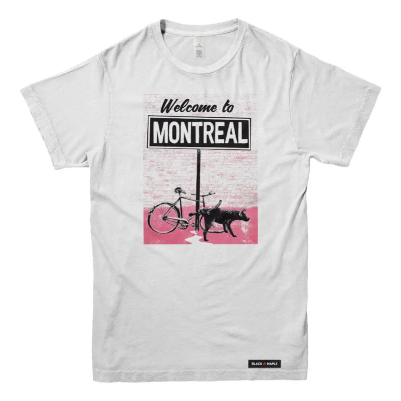 Welcome to Montreal T-shirt sold by Black Maple Trading