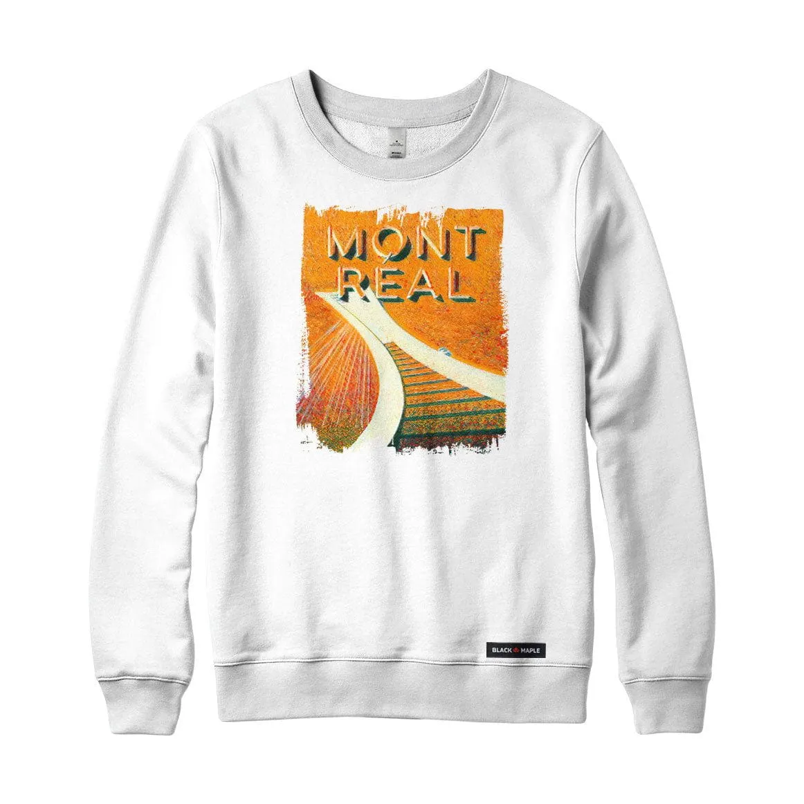 Montreal Stadium Tower Crewneck Sweatshirt sold by Black Maple Trading product image thumbnail 3