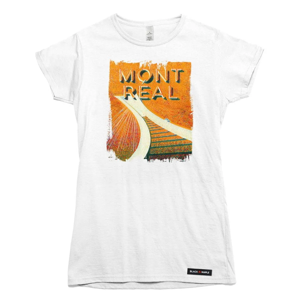 Montreal Stadium Tower T-shirt sold by Black Maple Trading product image thumbnail 2