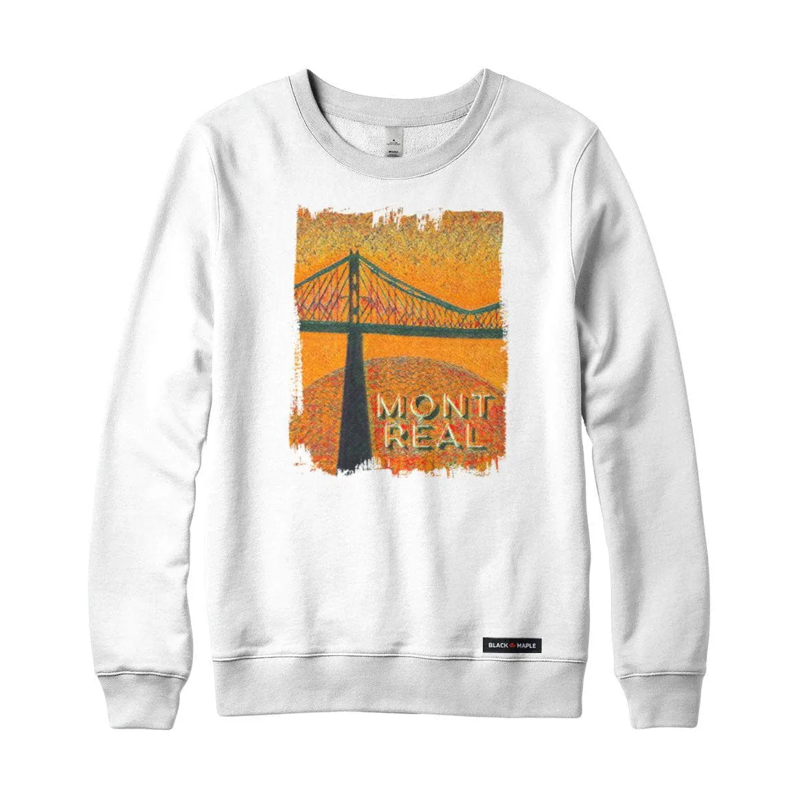 Montreal Bridge to Biosphere Crewneck Sweatshirt sold by Black Maple Trading product image thumbnail 2