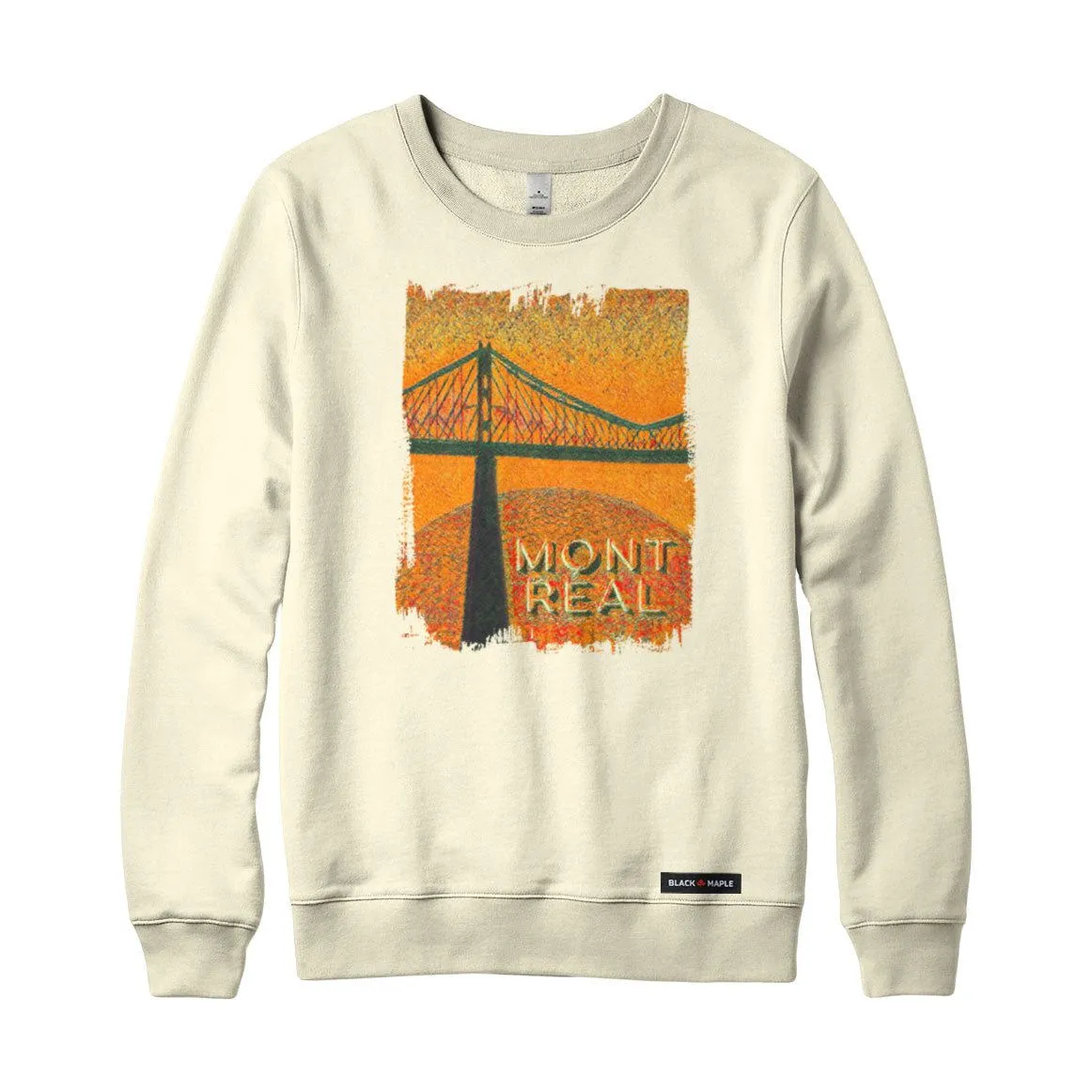 Montreal Bridge to Biosphere Crewneck Sweatshirt sold by Black Maple Trading product image thumbnail 3