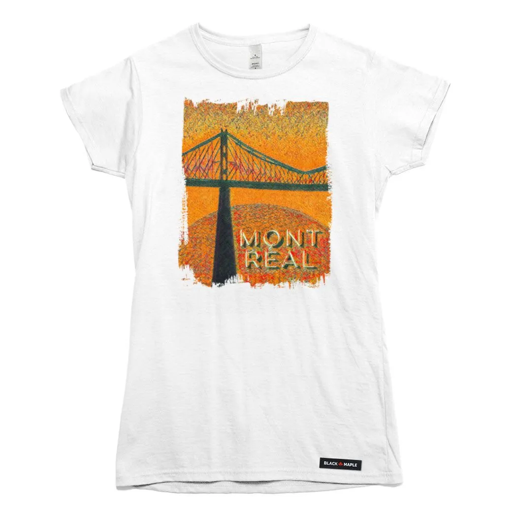 Montreal Bridge to Biosphere T-shirt sold by Black Maple Trading product image thumbnail 2
