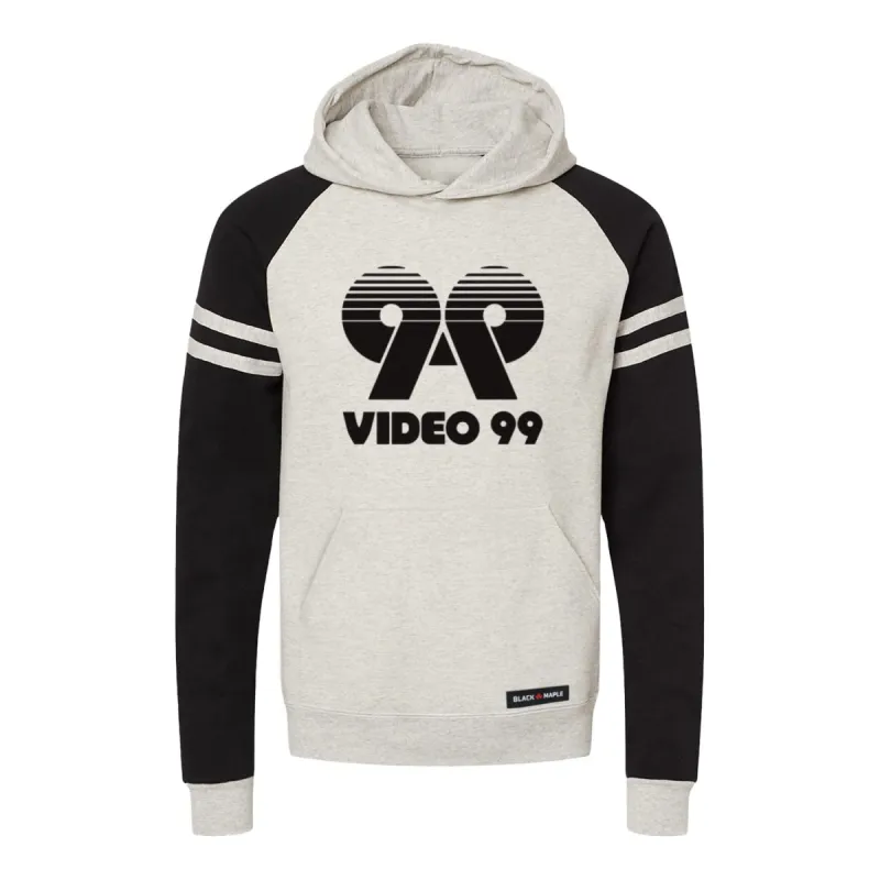 Video 99 Varsity Hooded Sweatshirt sold by Black Maple Trading