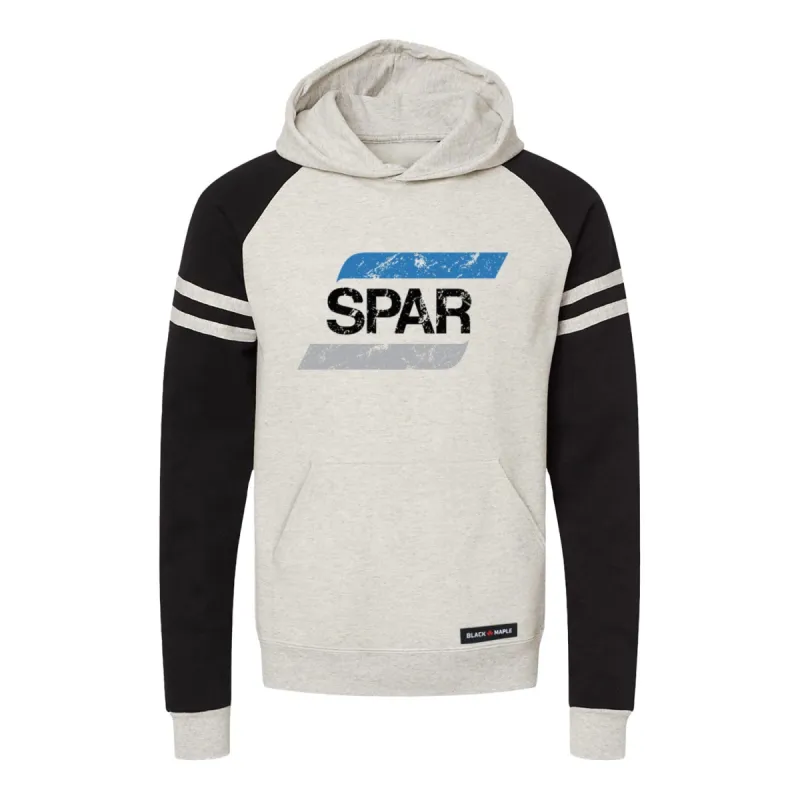 Spar Aerospace Varsity Hooded Sweatshirt sold by Black Maple Trading