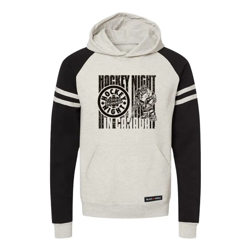 HNIC Ice Hockey Player Varsity Hooded Sweatshirt sold by Black Maple Trading