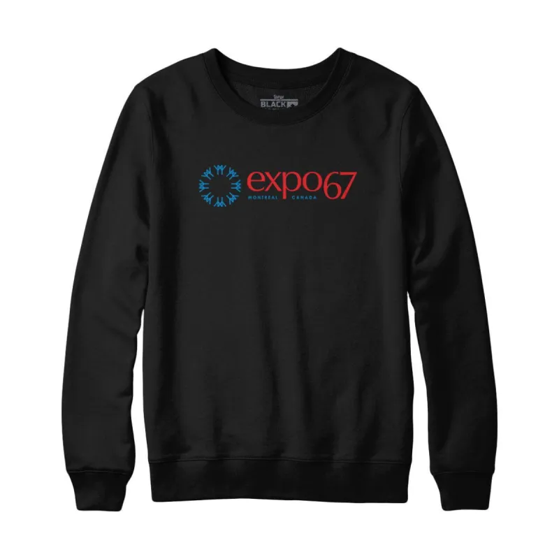 Expo 67 Horizontal Coloured Logo Sweatshirt and Hoodie sold by Black Maple Trading