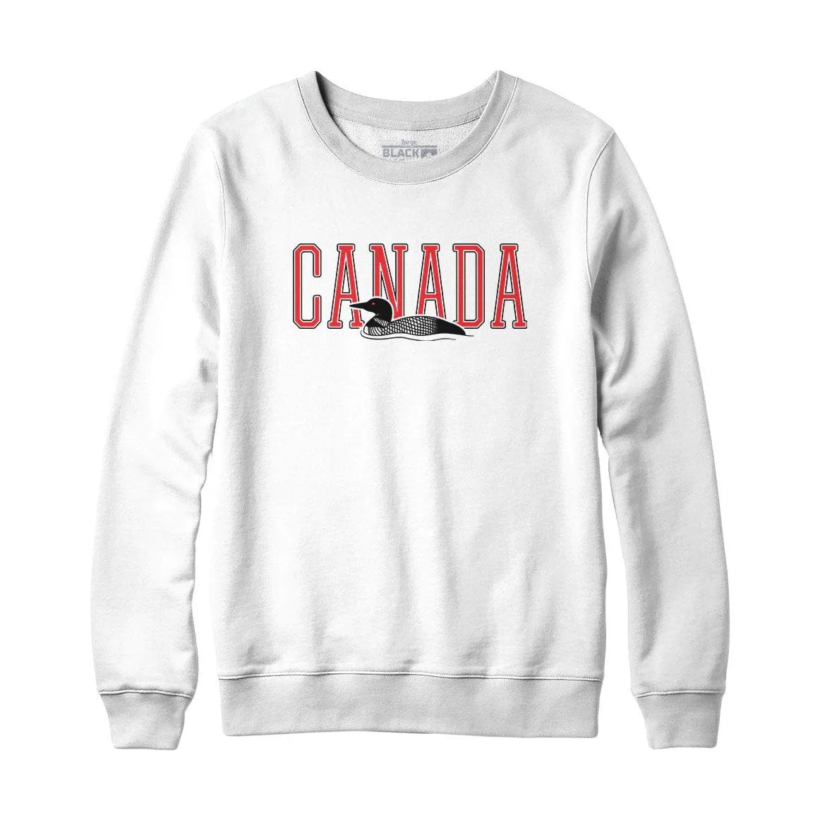 Canada Loon Sweatshirt or Hoodie sold by Black Maple Trading product image thumbnail 3