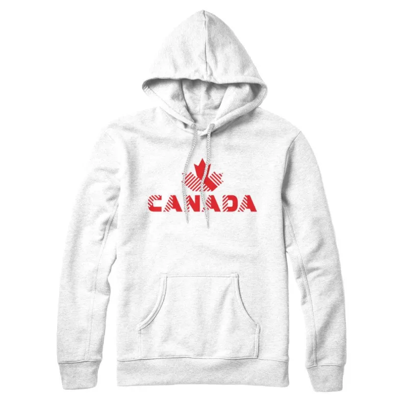 Canada Striped Design Sweatshirt or Hoodie sold by Black Maple Trading