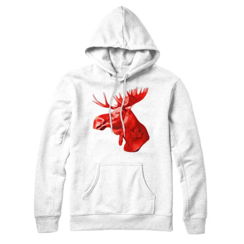 Proud Canadian Moose Sweatshirt or Hoodie sold by Black Maple Trading