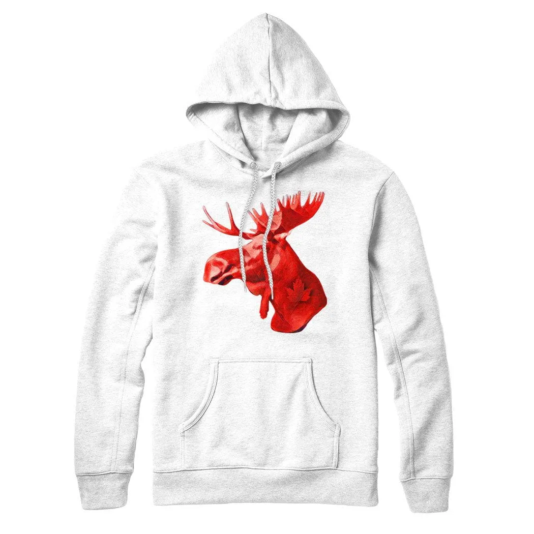 Proud Canadian Moose Sweatshirt or Hoodie sold by Black Maple Trading