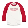 Prince Edward Island Retro Stripe Raglan Baseball Shirt sold by Black Maple Trading