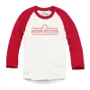 Nova Scotia Retro Stripe Raglan Baseball Shirt sold by Black Maple Trading