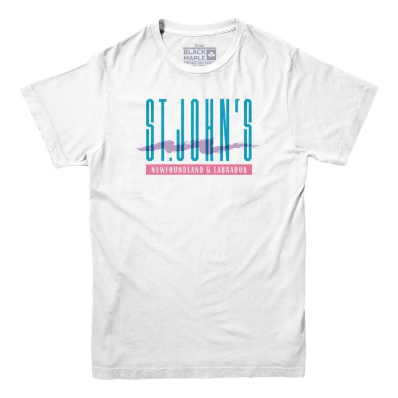 90s St. John's T-shirt sold by Black Maple Trading