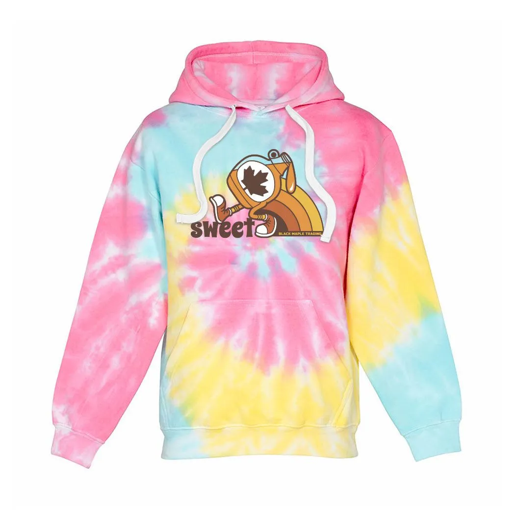 Sweet Maple Syrup Tie Dye Hoodie sold by Black Maple Trading