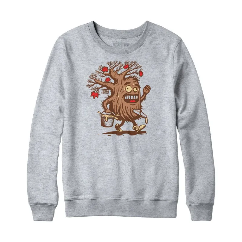 Sappy the Maple Tree Sweatshirt or Hoodie sold by Black Maple Trading