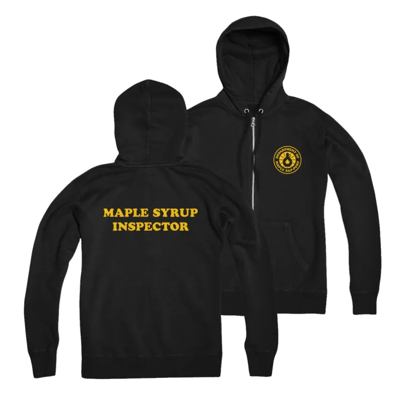Maple Syrup Inspector Zip Hoodie sold by Black Maple Trading