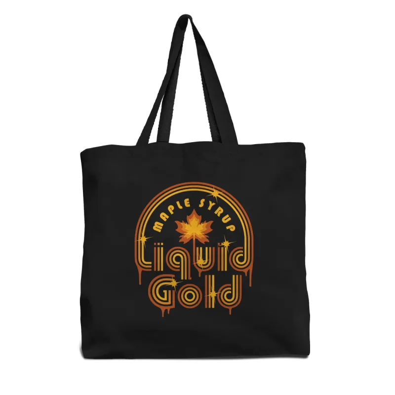 Maple Syrup Liquid Gold Canvas Tote Bag sold by Black Maple Trading