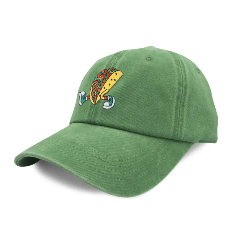 The Best Taco Embroidered Pigment Dye Cap sold by Black Maple Trading