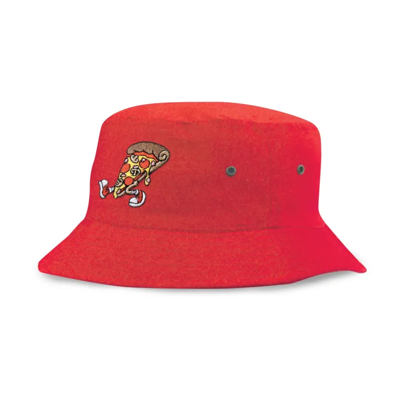 The Best Pizza Embroidered Bucket Hat sold by Black Maple Trading