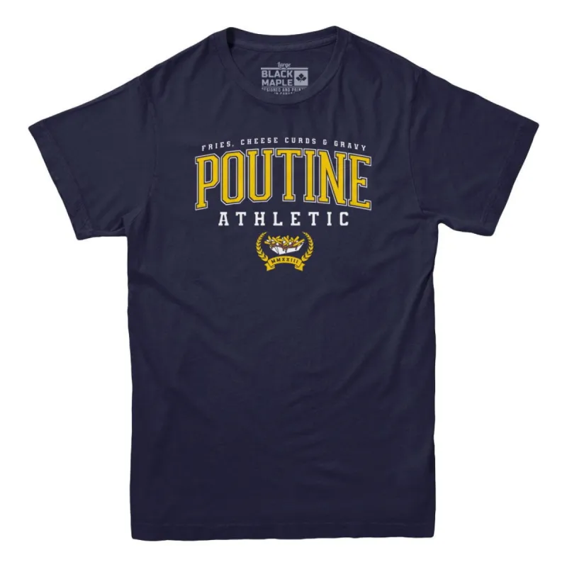 Poutine Athletic T-shirt sold by Black Maple Trading