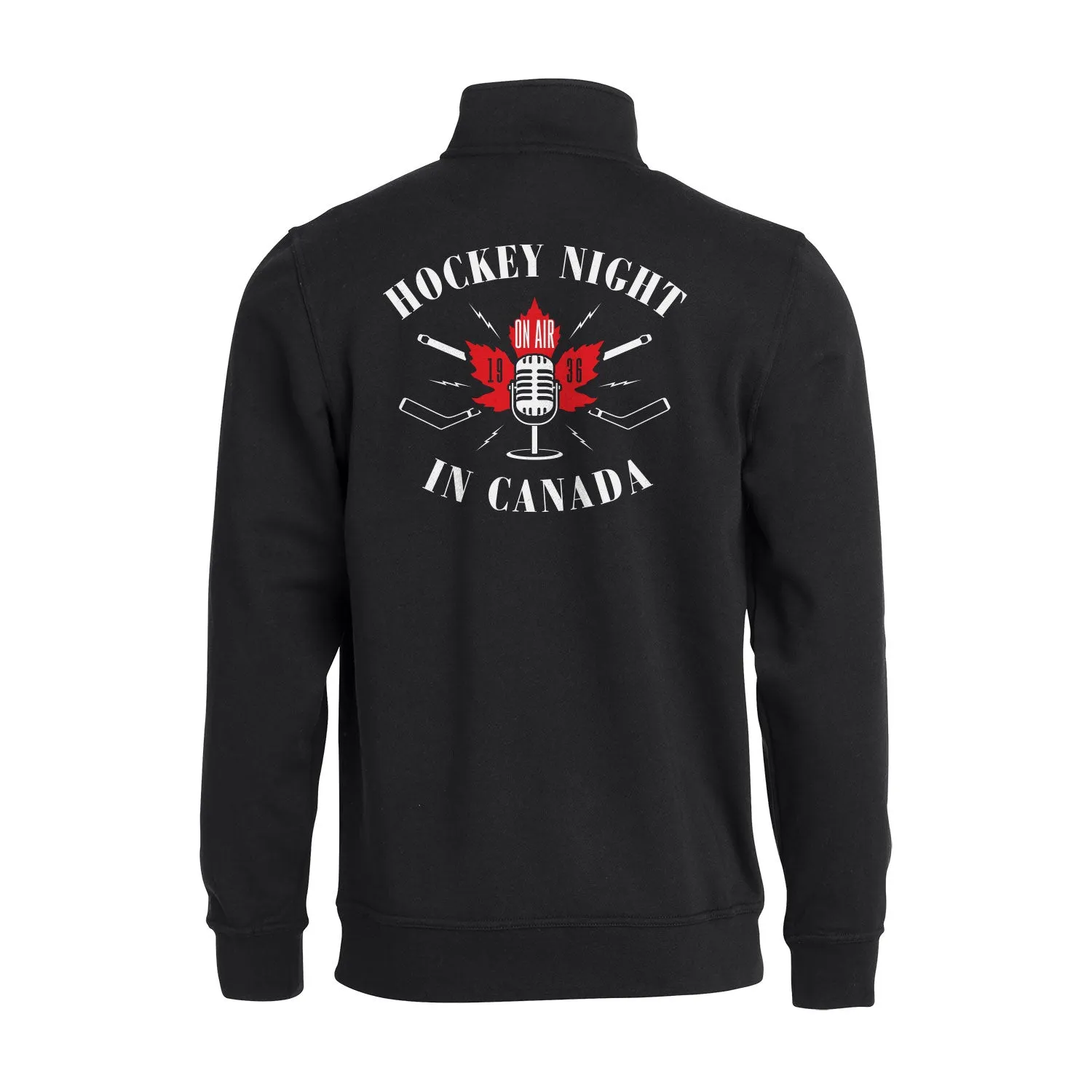 HNIC On Air Quarter Zip Sweatshirt sold by Black Maple Trading product image thumbnail 2