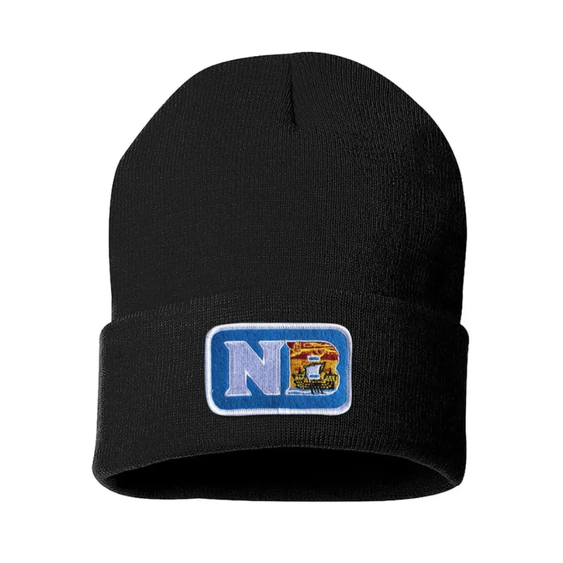 New Brunswick Acronym Patch Tuque sold by Black Maple Trading