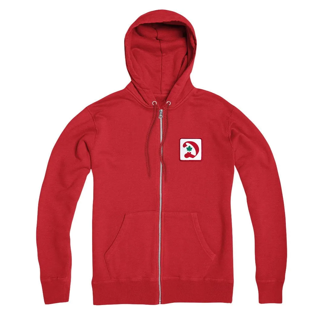 Retro D Grocery Store Zip Hoodie sold by Black Maple Trading product image thumbnail 2