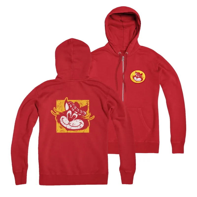 MacTavish The Cat Zip Hoodie sold by Black Maple Trading