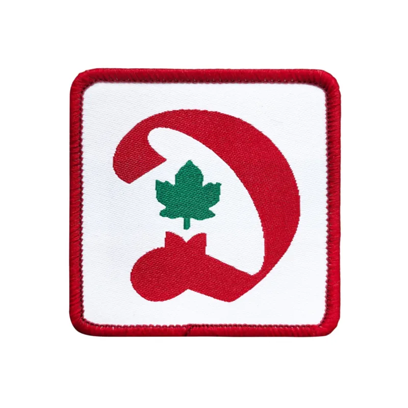 Retro D Grocery Store Patch sold by Black Maple Trading