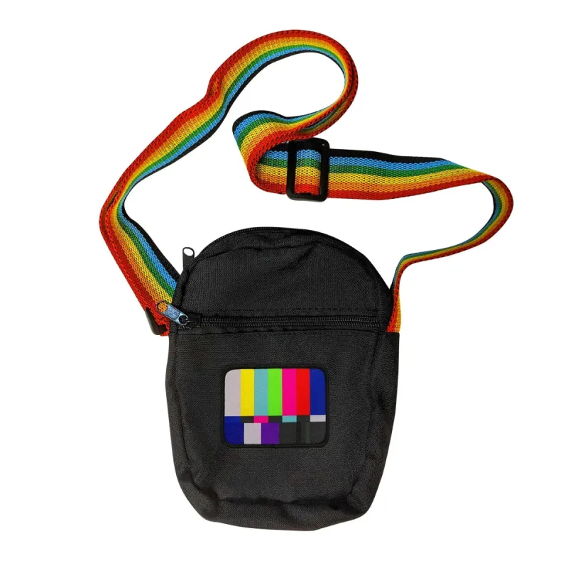 Technical Difficulties Rainbow Strap Shoulder Bag sold by Black Maple Trading
