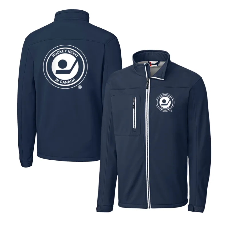 Retro HNIC Soft Shell Jacket sold by Black Maple Trading