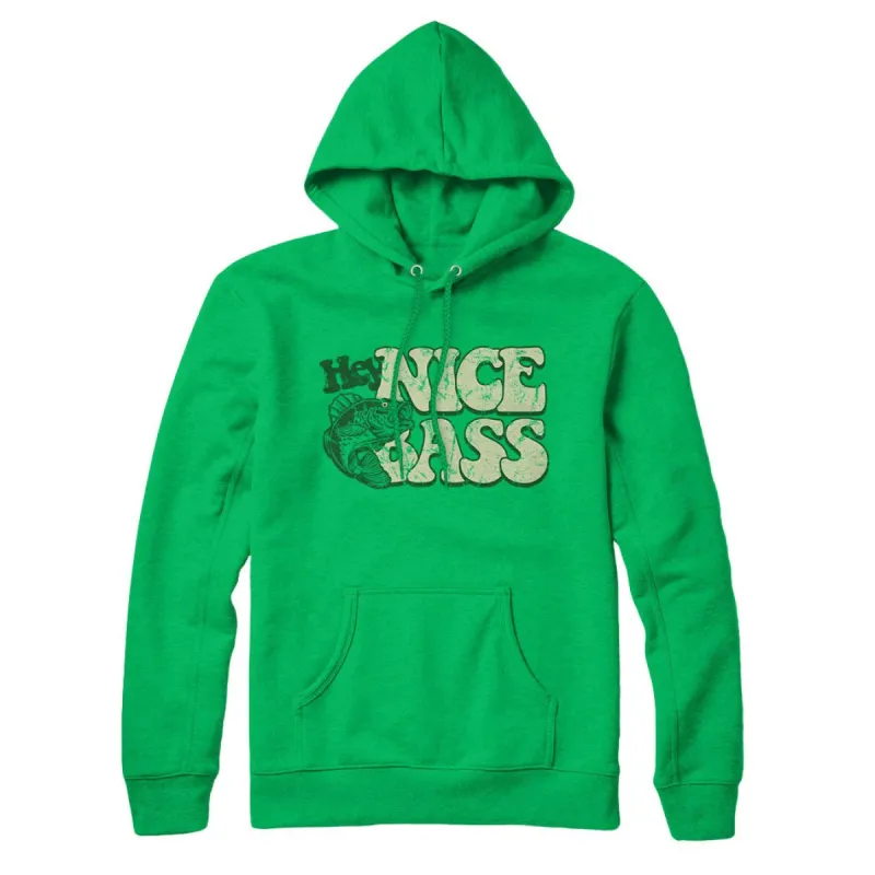 Hey Nice Bass Sweatshirt and Hoodie sold by Black Maple Trading