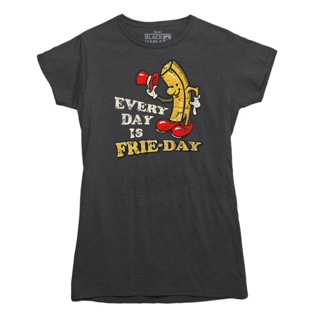 Every Day is Frie-day T-shirt sold by Black Maple Trading product image thumbnail 3