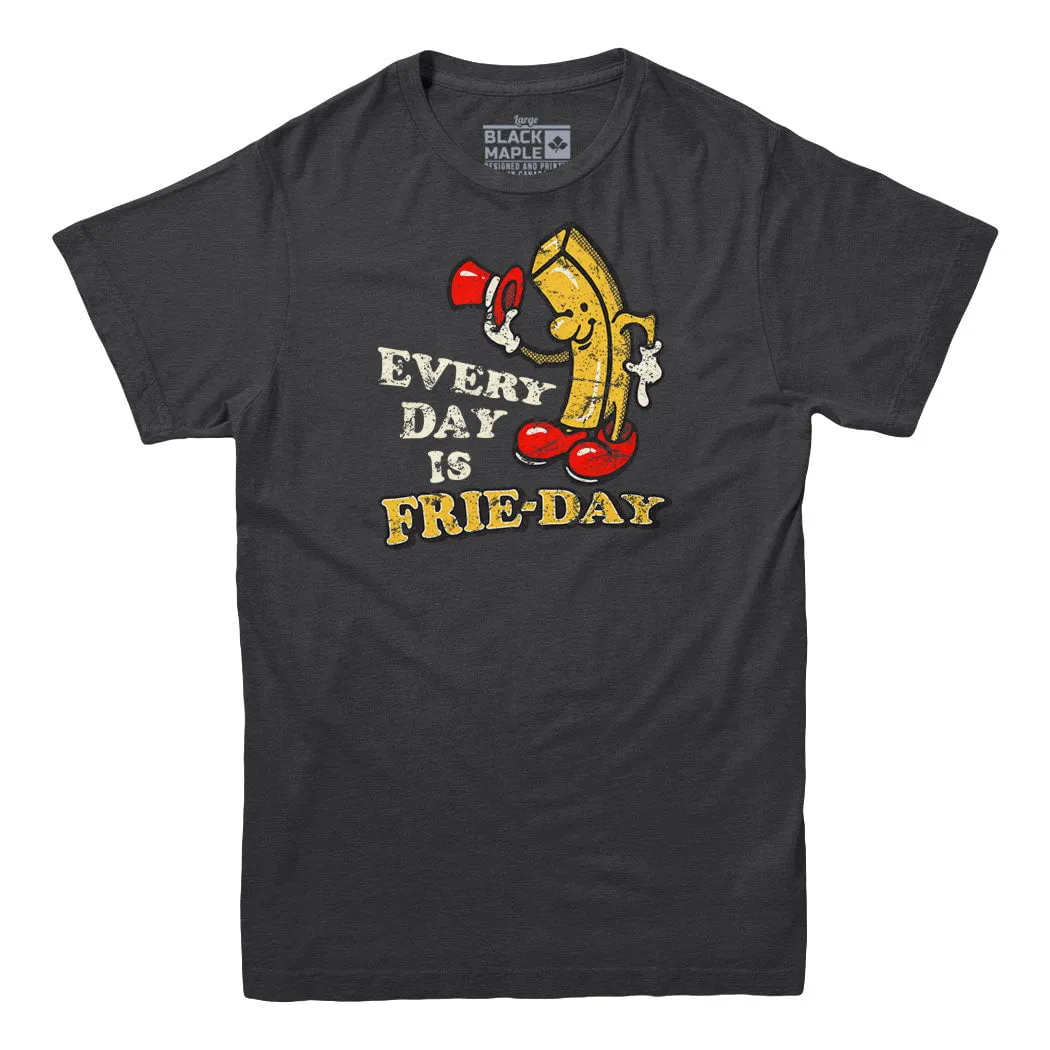 Every Day is Frie-day T-shirt sold by Black Maple Trading product image thumbnail 4