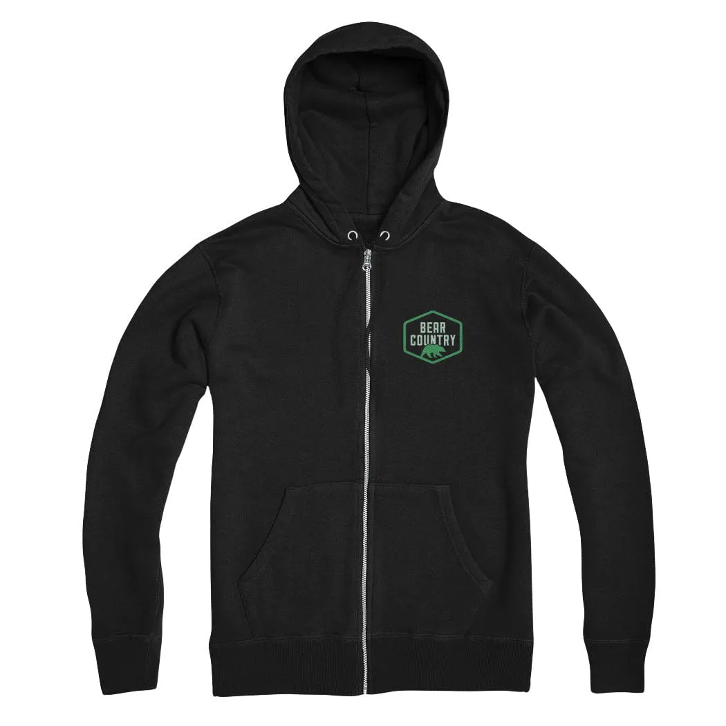 Bear Country Zip Hoodie sold by Black Maple Trading product image thumbnail 2